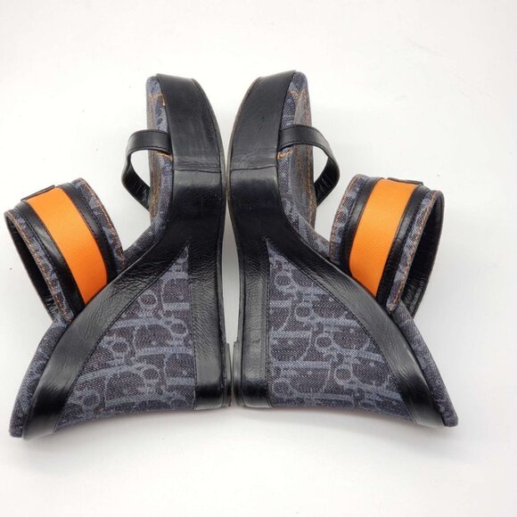 100% Authentic Christian Dior Limited Edition Sandal Wedge - Picture 6 of 12